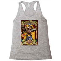 The Strongman Sideshow Poster Racerback Tank | Artistshot