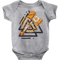 Valknut Vegvisir Viking Runes Nordic Mythology Norse Odin T Shirt Baby Bodysuit | Artistshot