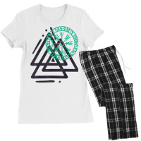 Vegvisir Valknut Viking Symbol Norse Mythology Nordic Rune T Shirt Women's Pajamas Set | Artistshot