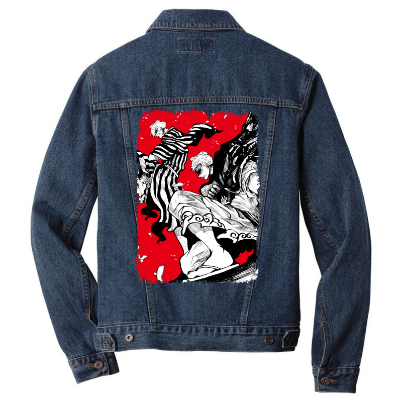 Ronoroa Zoro Sanji Men Denim Jacket by rakhamaddixm | Artistshot