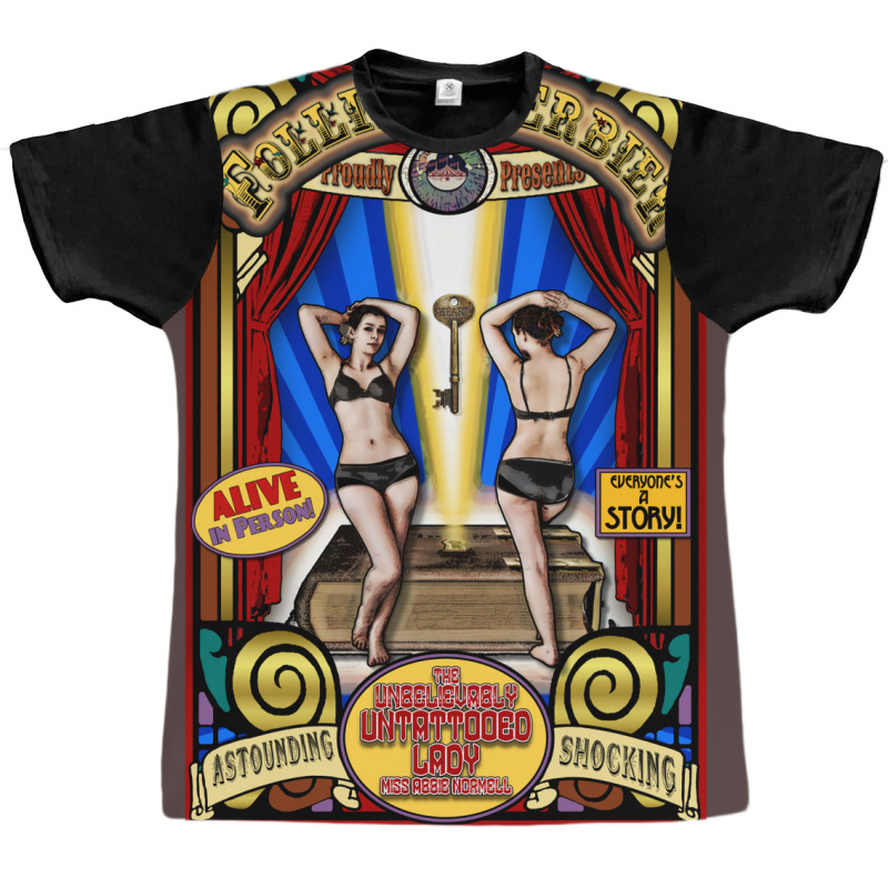 The Untattooed Lady Sideshow Poster 1 Graphic T-shirt by gavadefofanga | Artistshot