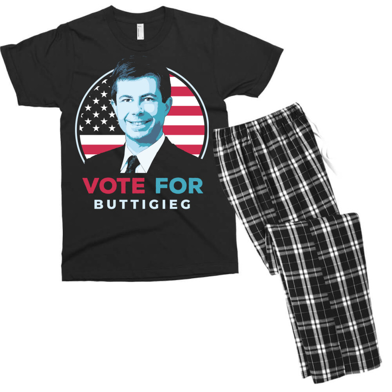 Pete Buttigieg For President 1 Men's T-shirt Pajama Set | Artistshot