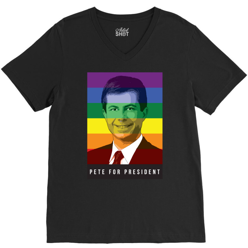 Pete Buttigieg For President 2 V-neck Tee | Artistshot