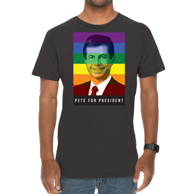 Pete Buttigieg For President 2 Vintage T-shirt | Artistshot