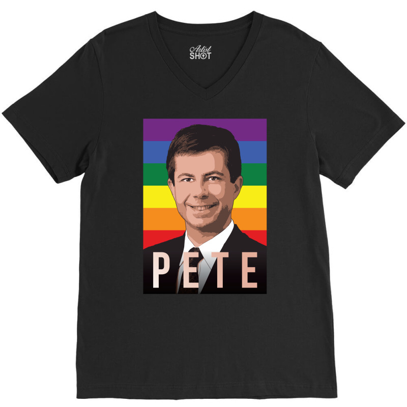 Pete Buttigieg For President 6 V-neck Tee | Artistshot