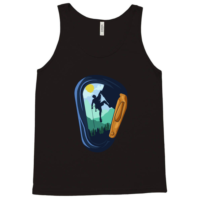 Rock Climbing Carabiner 1 Tank Top | Artistshot