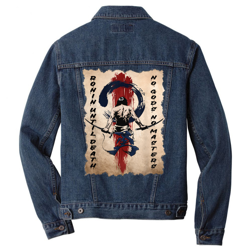 Samurai Warrior3 Men Denim Jacket by rakhamaddixm | Artistshot