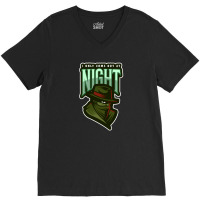 I Only Come Out At Night V-neck Tee | Artistshot