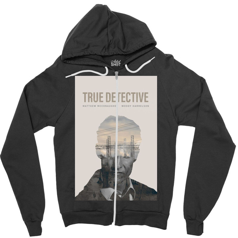 True Detective Season 1 Zipper Hoodie by harriettconforti | Artistshot