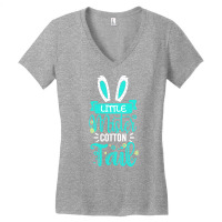 Easter T  Shirt Kids Little Mister Cotton Tail   Boys Easter Bunny 5 Women's V-neck T-shirt | Artistshot