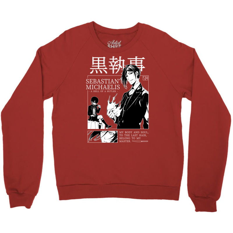 Sebastian Michaelis Crewneck Sweatshirt by rakhamaddixm | Artistshot