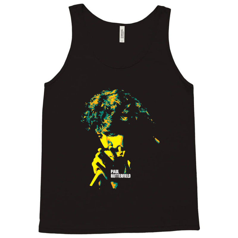 Paul Butterfield American Blues Harmonica Player Tank Top by JeffreyAlanSwanson | Artistshot