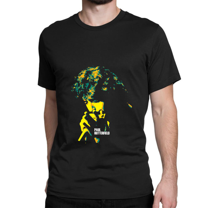 Paul Butterfield American Blues Harmonica Player Classic T-shirt by JeffreyAlanSwanson | Artistshot