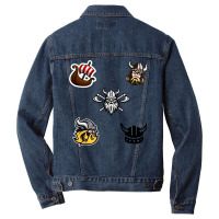 Viking Stickers Men Denim Jacket | Artistshot