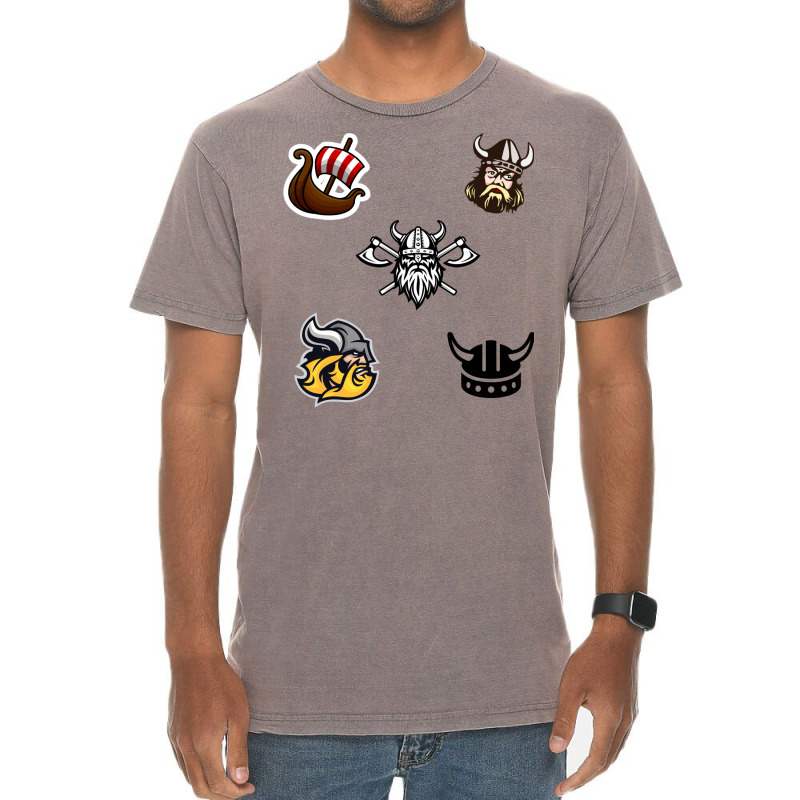 Viking Stickers Vintage T-shirt | Artistshot