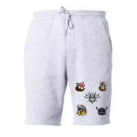 Viking Stickers Fleece Short | Artistshot