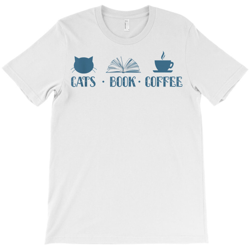 Cats Book Coffee Reading T Shirt T-shirt | Artistshot