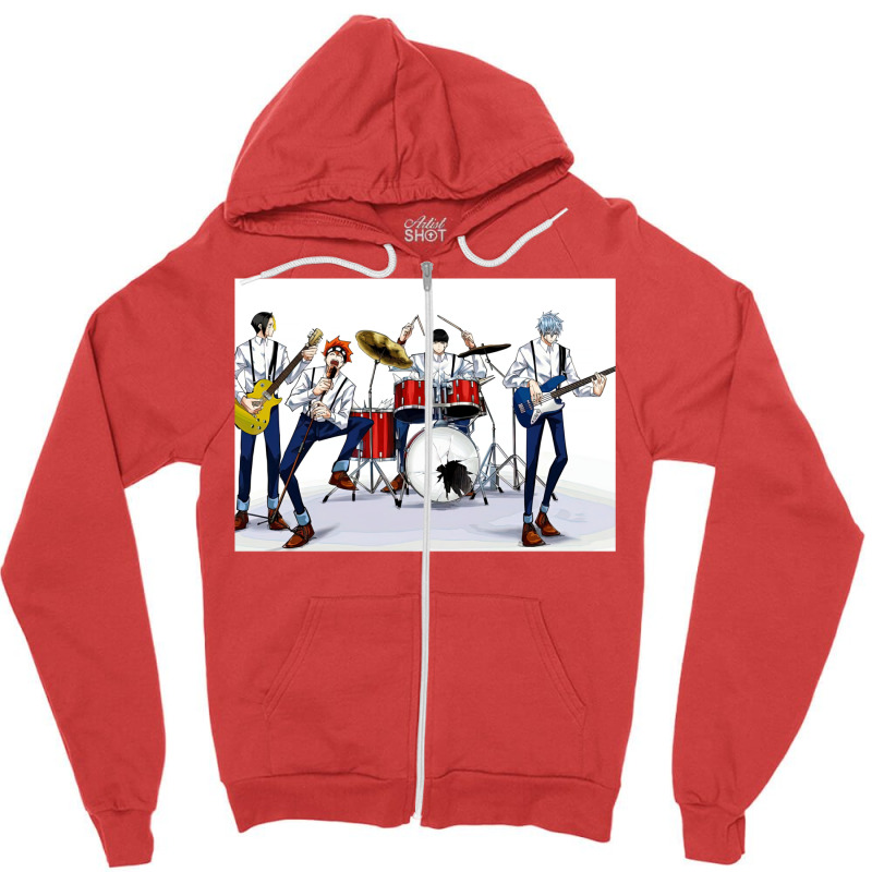 Mashle Music Zipper Hoodie by pantesqubeei | Artistshot