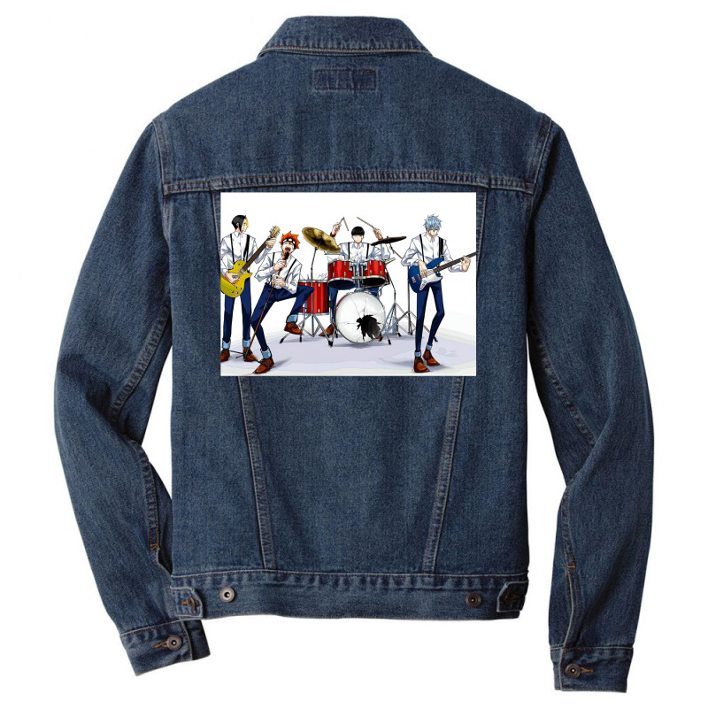 Mashle Music Men Denim Jacket by pantesqubeei | Artistshot