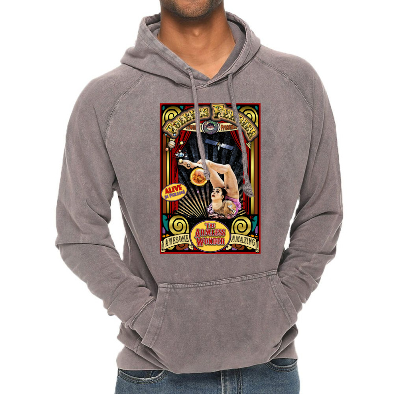 The Armless Wonder Sideshow Poster Vintage Hoodie by gbenamurakuw | Artistshot