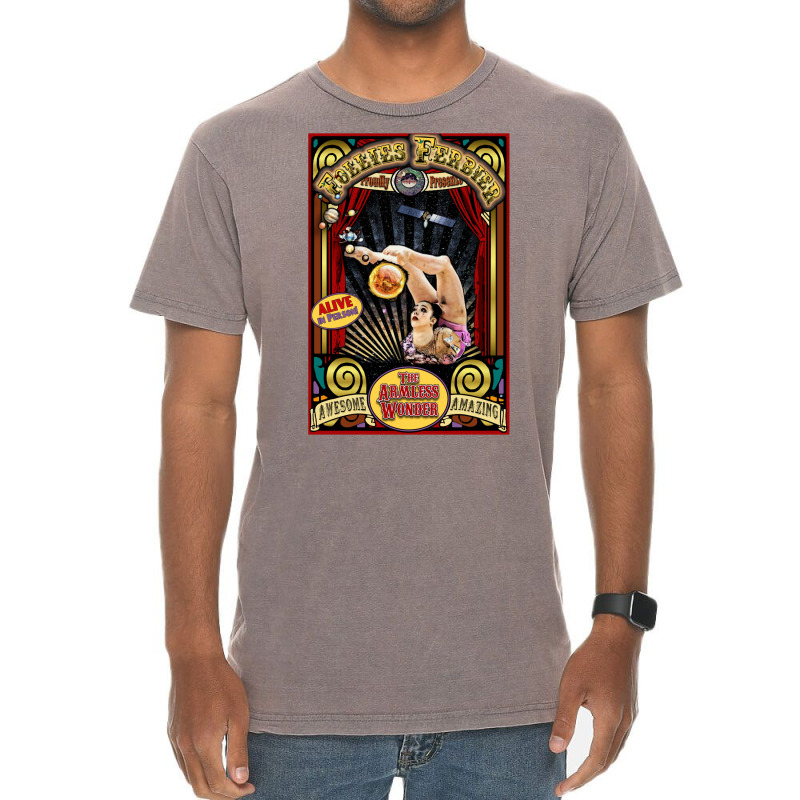 The Armless Wonder Sideshow Poster Vintage T-Shirt by gbenamurakuw | Artistshot