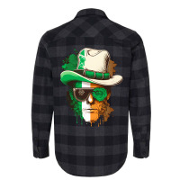 Shamrock St.patrick's Day.irish Men Culture Ireland America Flag Flannel Shirt | Artistshot