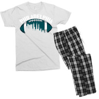 Philadelphia Football Vintage Philly City Retro American Football Ball Men's T-shirt Pajama Set | Artistshot