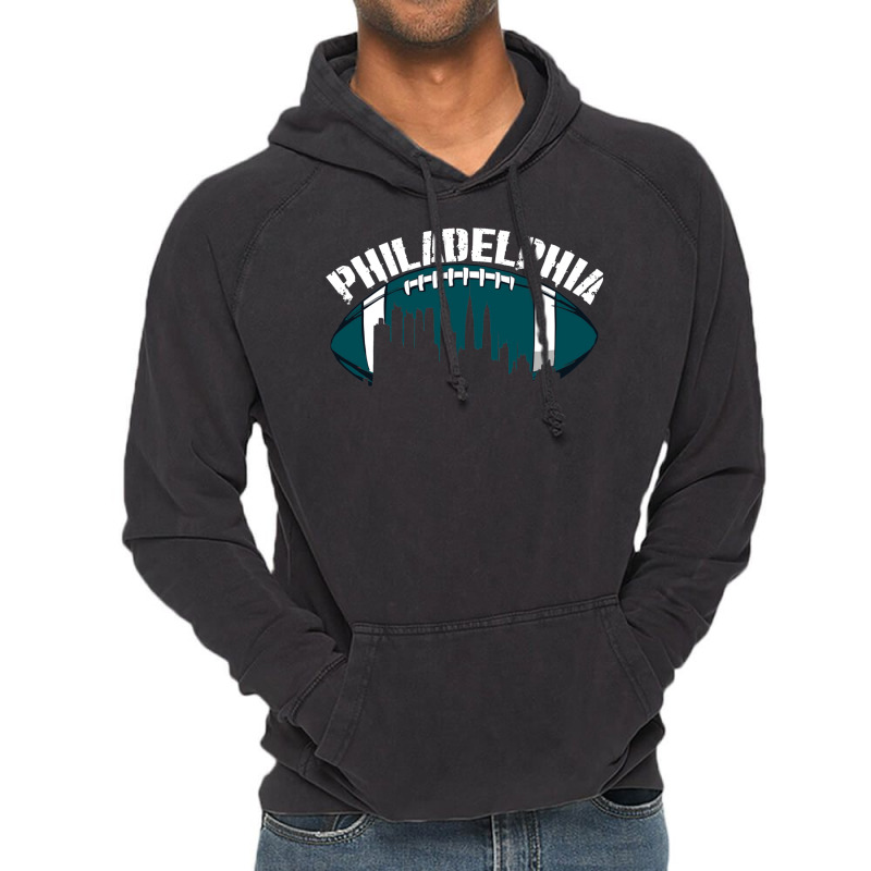 Philadelphia Football Vintage Philly City Retro American Football Ball Vintage Hoodie | Artistshot