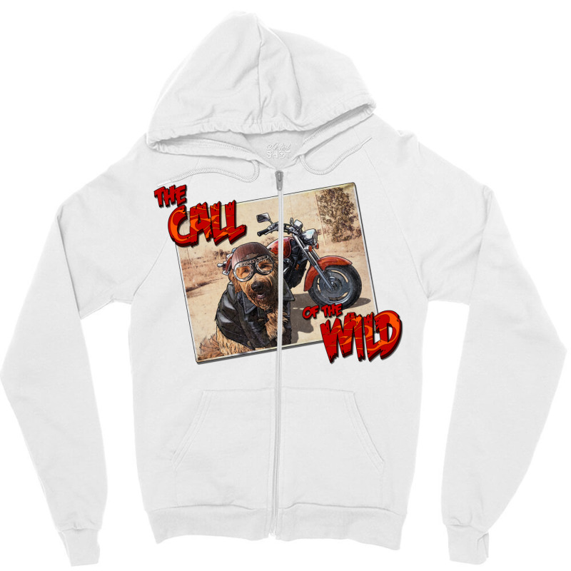 The Call Of The Wild Zipper Hoodie by gbenamurakuw | Artistshot