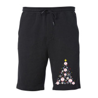 Baseball Baseball Christmas Tree Christmas Lights Baseball Pajama 109 Fleece Short | Artistshot