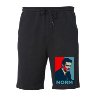 Norm Macdonald Political Poster Fleece Short | Artistshot