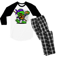 Vintage Donatello Men's 3/4 Sleeve Pajama Set | Artistshot