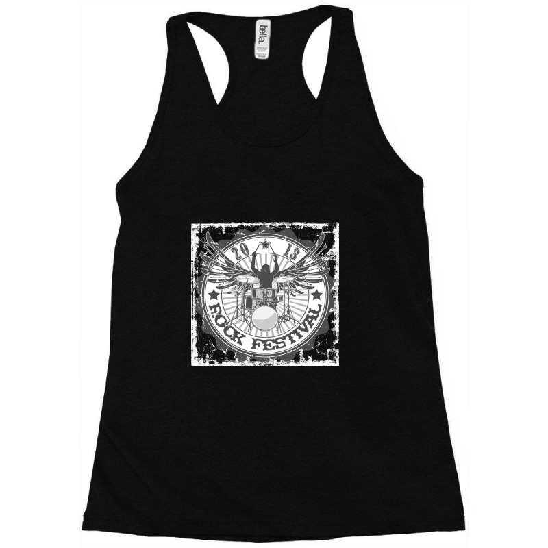 Rock Festival Tee Racerback Tank by GregoryHoneycutt | Artistshot