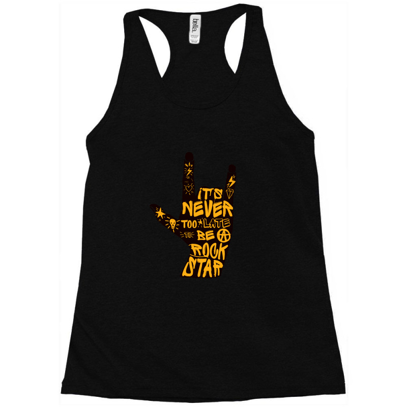 Rock Star Racerback Tank by OraliaGilmore | Artistshot