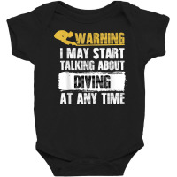 Warning May Start Talking About Platform Diving Womens Sport T Shirt Baby Bodysuit | Artistshot