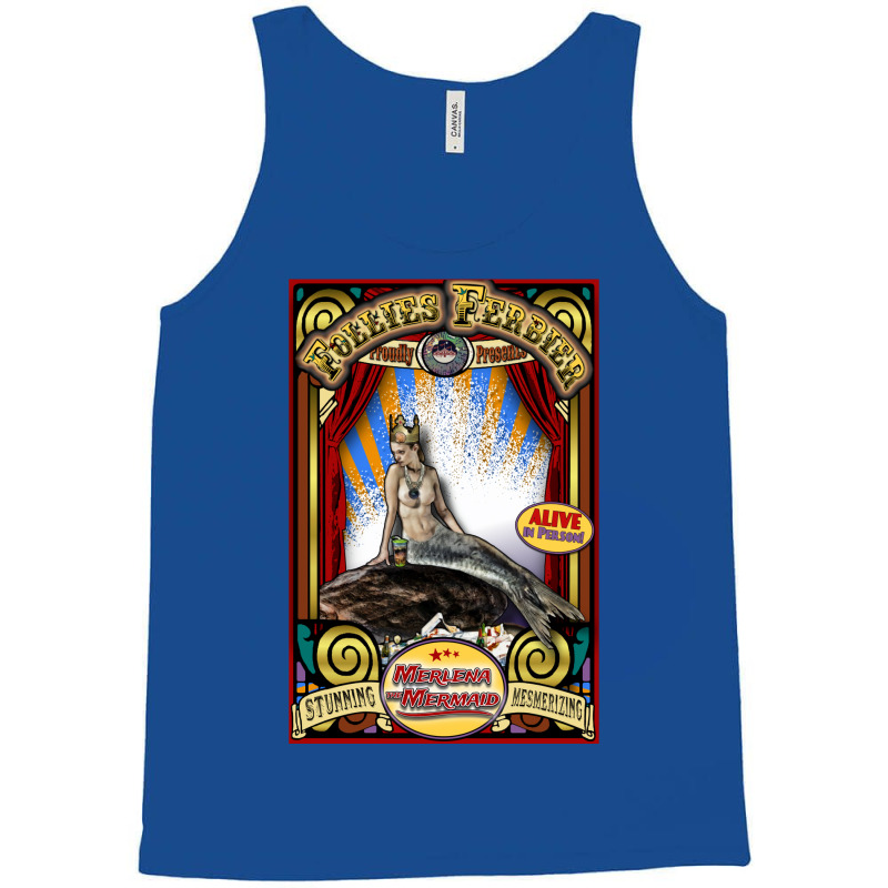 Merlena The Mermaid Sideshow Poster Tank Top by pantesqubeei | Artistshot