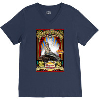 Merlena The Mermaid Sideshow Poster V-neck Tee | Artistshot