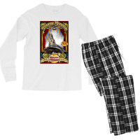 Merlena The Mermaid Sideshow Poster Men's Long Sleeve Pajama Set | Artistshot