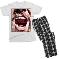 Silently Screaming Men's T-shirt Pajama Set | Artistshot