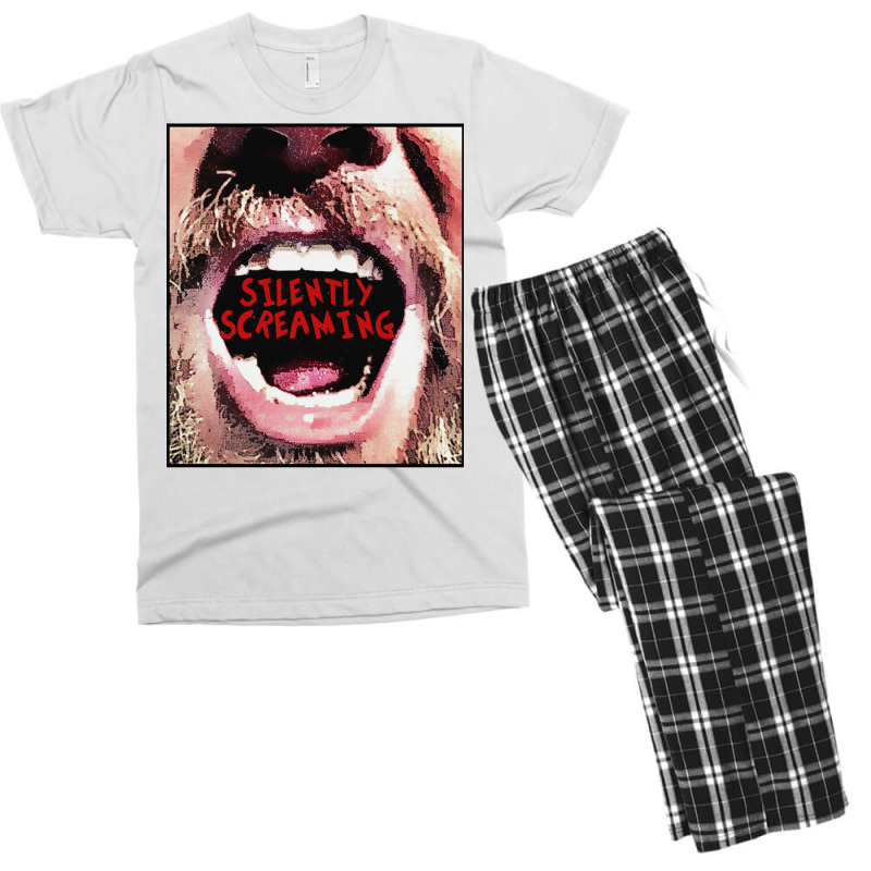 Silently Screaming Men's T-shirt Pajama Set by rakhamaddixm | Artistshot