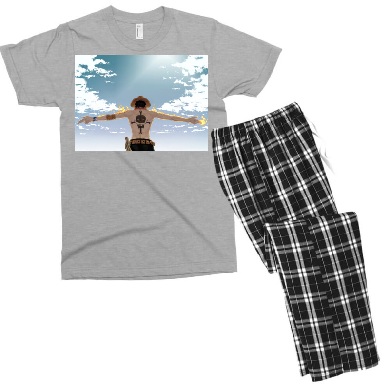 Portgas D. Ace Men's T-shirt Pajama Set | Artistshot