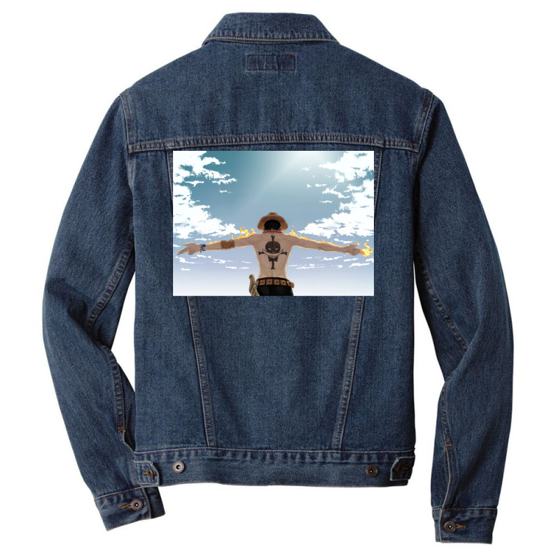 Portgas D. Ace Men Denim Jacket | Artistshot