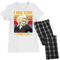 Vintage I Beg Your Parton's Gifts Women's Pajamas Set | Artistshot