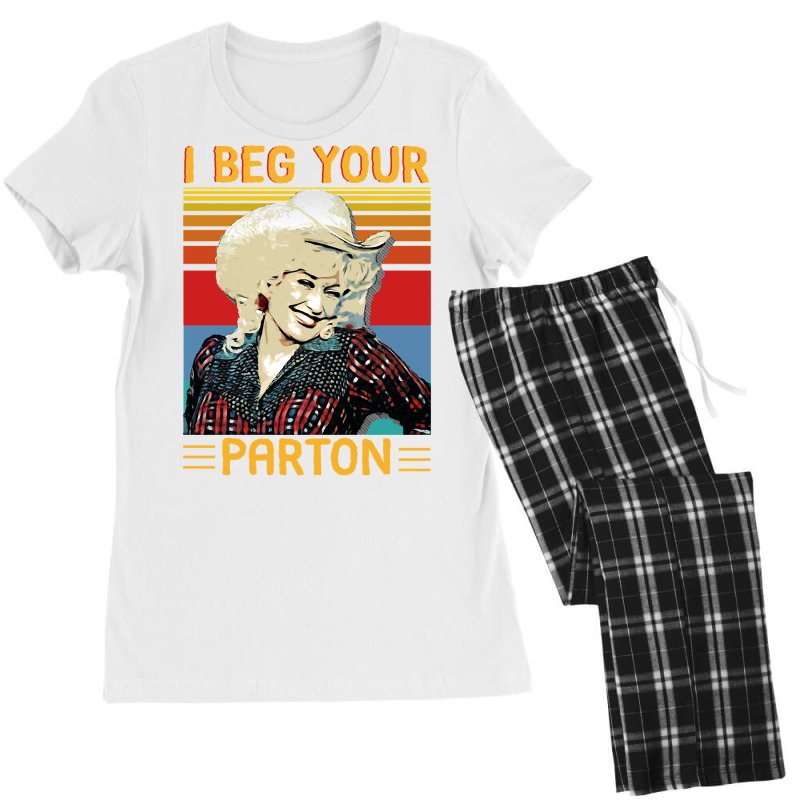 Vintage I Beg Your Parton's Gifts Women's Pajamas Set | Artistshot