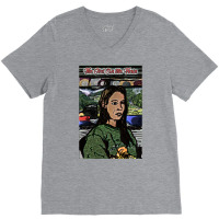 The Girl On The Train V-neck Tee | Artistshot