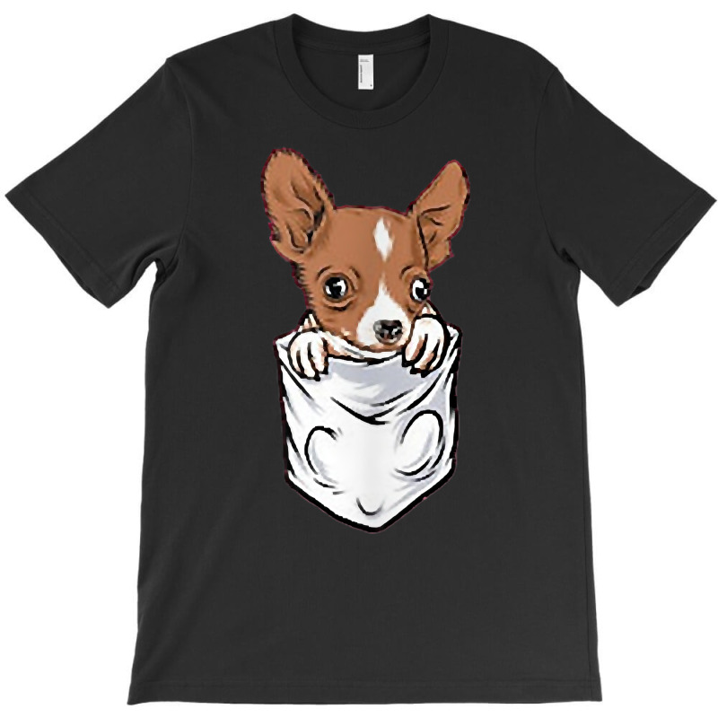 Chihuahua Dog In Pocket Funny Chihuahua T Shirt T-shirt | Artistshot