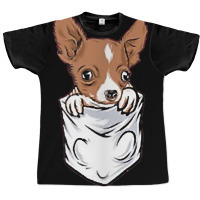 Chihuahua Dog In Pocket Funny Chihuahua T Shirt Graphic T-shirt | Artistshot