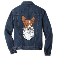 Chihuahua Dog In Pocket Funny Chihuahua T Shirt Men Denim Jacket | Artistshot