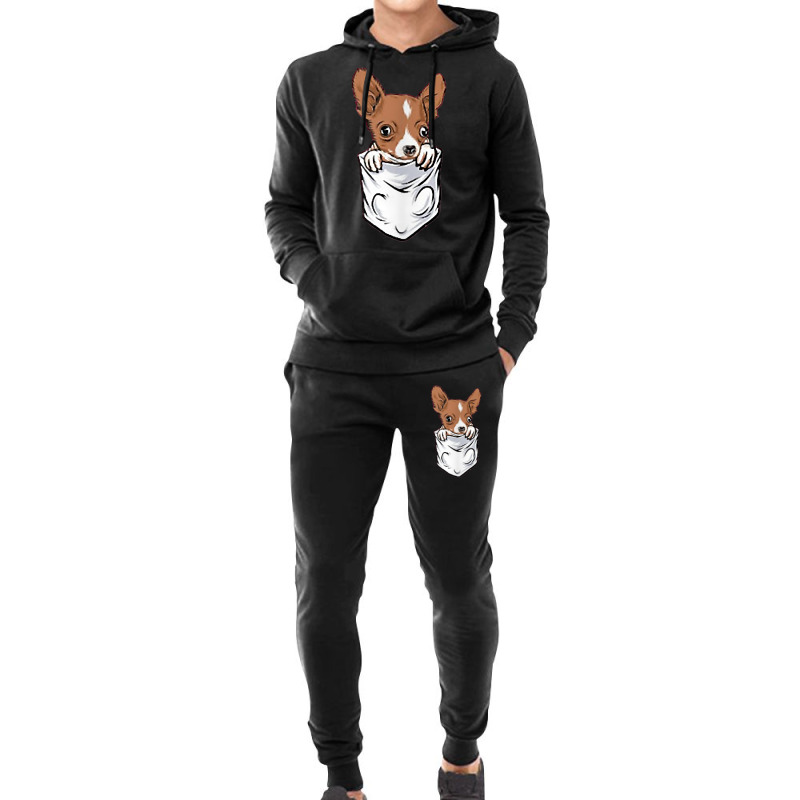 Chihuahua Dog In Pocket Funny Chihuahua T Shirt Hoodie & Jogger Set | Artistshot