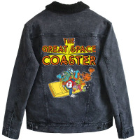 The Great Space Coaster T Shirt Unisex Sherpa-lined Denim Jacket | Artistshot